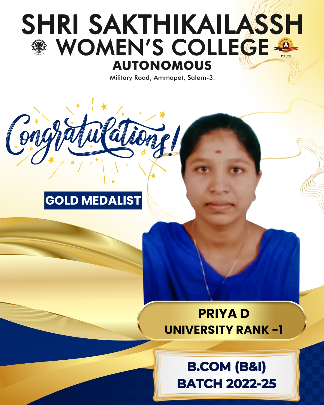 Gold Medalist Achievement